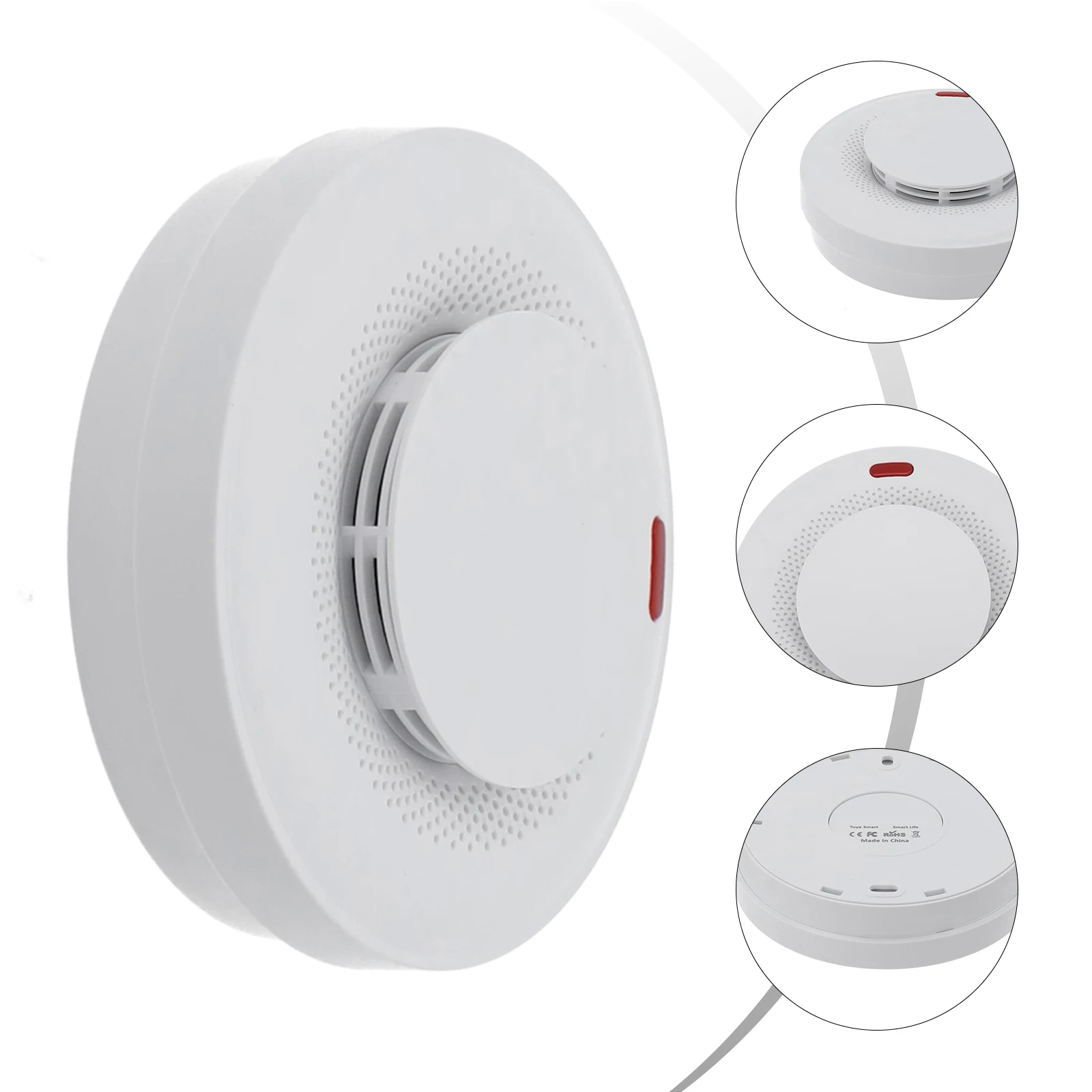 עבור טוויה wifi עשן הגנה מפני אש עשן ביתי חכם גלאי עשן אזעקה