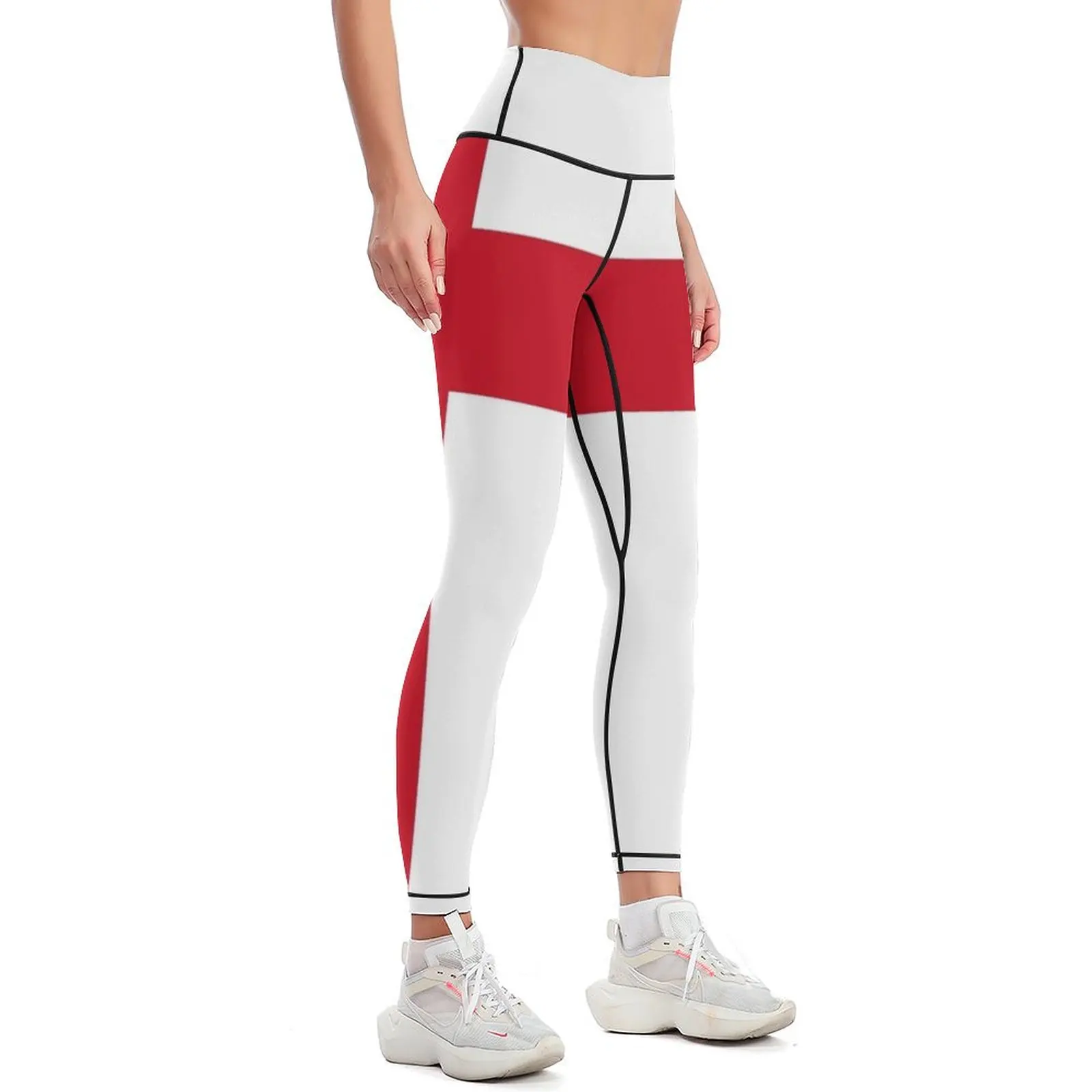 Flag of England Leggings for physical gym's sportswear Women sportwear trousers Womens Leggings