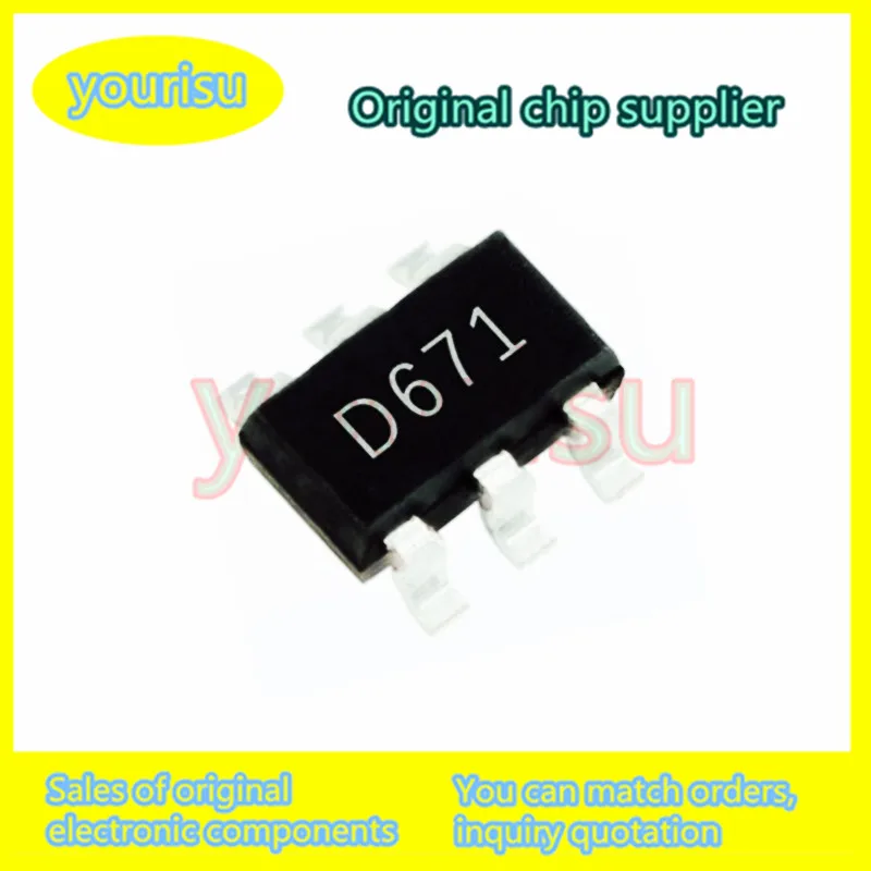 10Pcs/Lot DAC6571IDBVR DAC6571IDBVT DAC6571I DAC6571 6571 D671 IC DAC 10BIT V-OUT SOT23-6