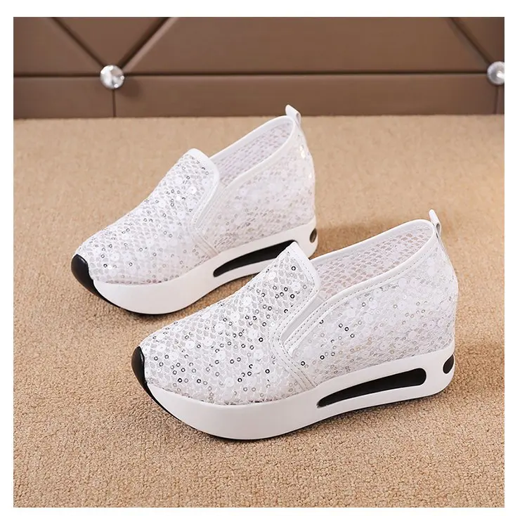 White sequins