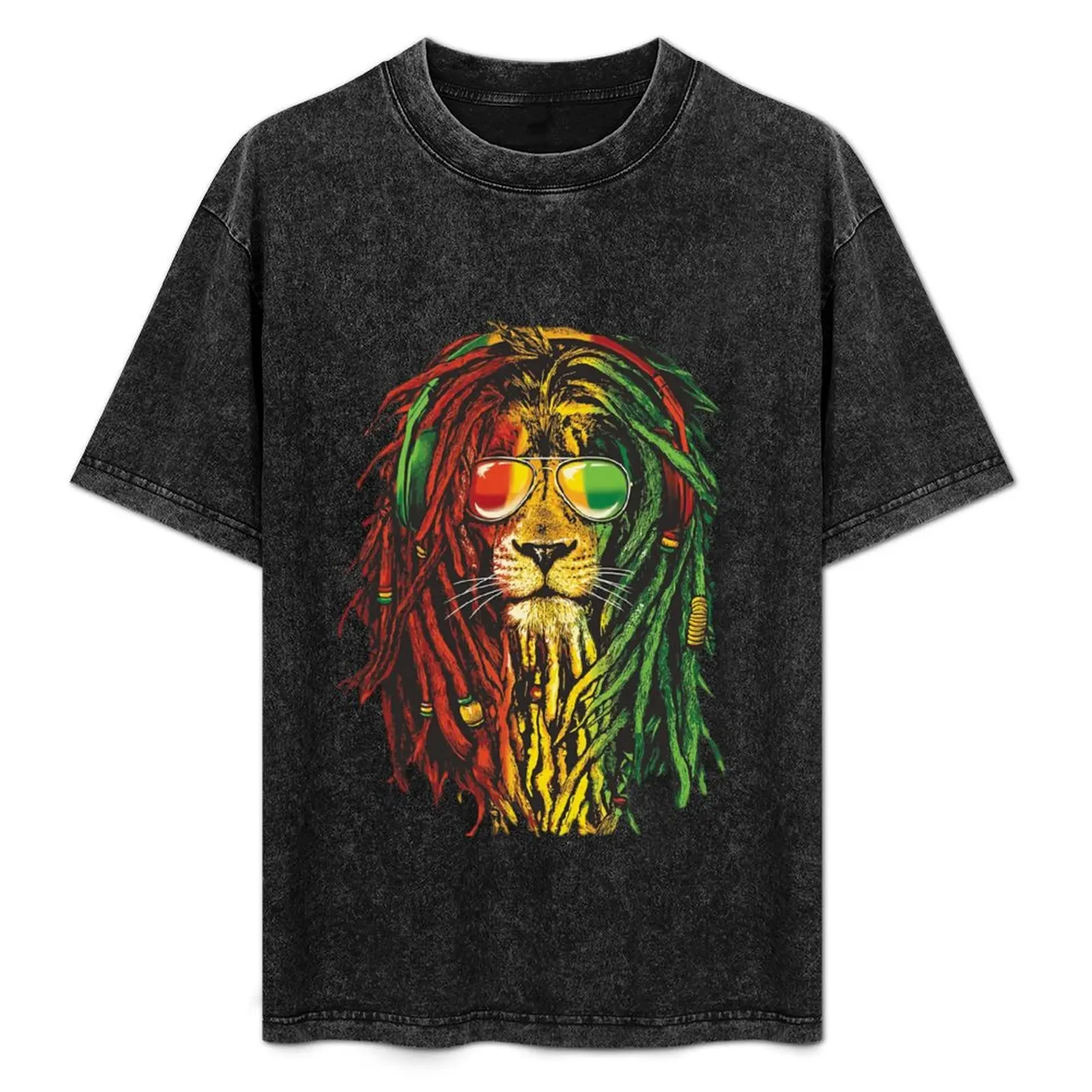 

Rastafari Lion Reggae Lover T-Shirt vintage graphic tee kawaii clothes custom t shirt mens cotton t shirts