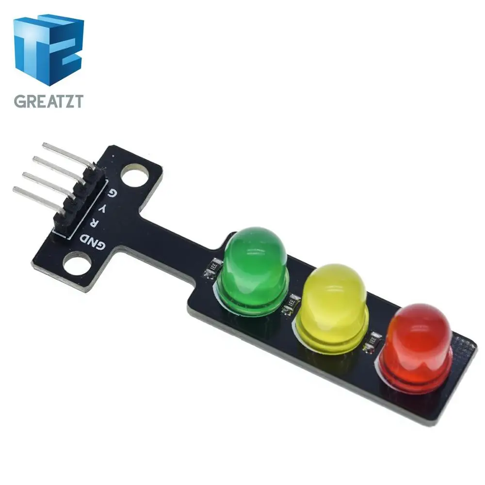 LED traffic lights light-emitting module / digital signal output Traffic light module / electronic building blocks For DIY