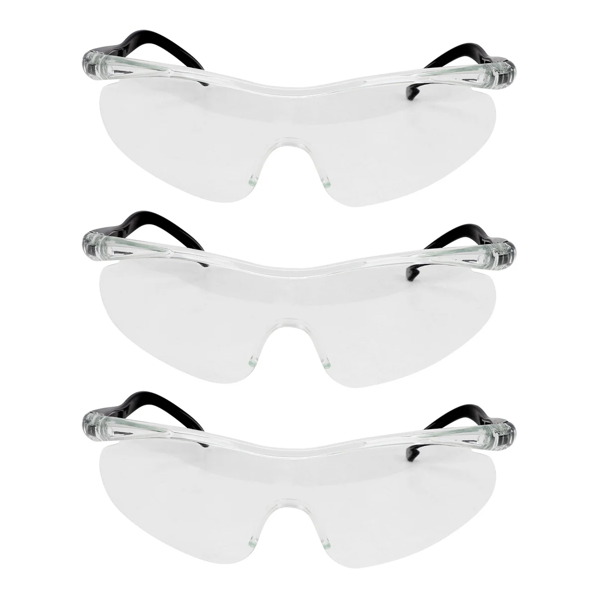 3 Pcs Children's Waterproof Goggles Transparent Kids Protective Eye Protection Soft Glasses Accessory