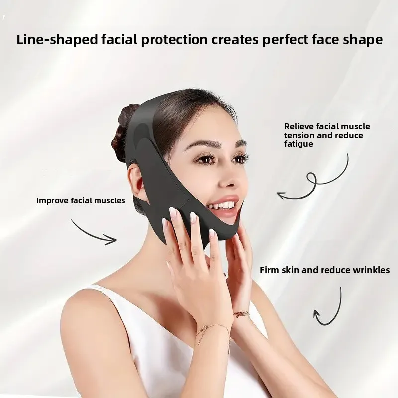 V Line Lifting Chin Strap Reusable Face Lift Mask Adjustable Jawline Shaper For Double Chin For Women