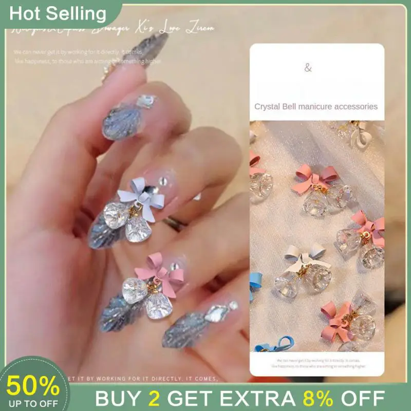 Transparent Heap Drill Transparent And Moisturizing Metal Christmas Nail Decoration Jewelry Accessories Luxury Nail Decorations