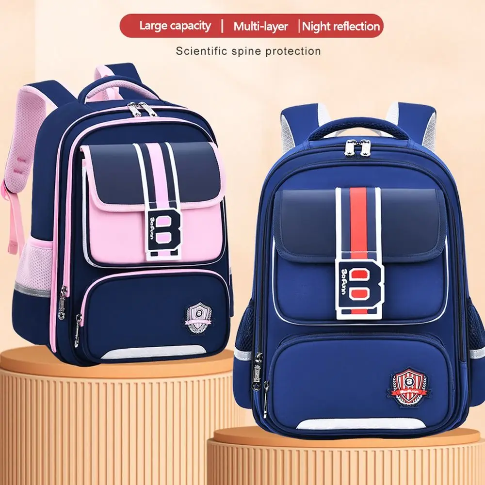 กระเป๋านักเรียนกันน้ำคุณภาพสูง, ถุงเก็บของกันสึกหรอน้ำหนักมากลด tas ransel anak SD