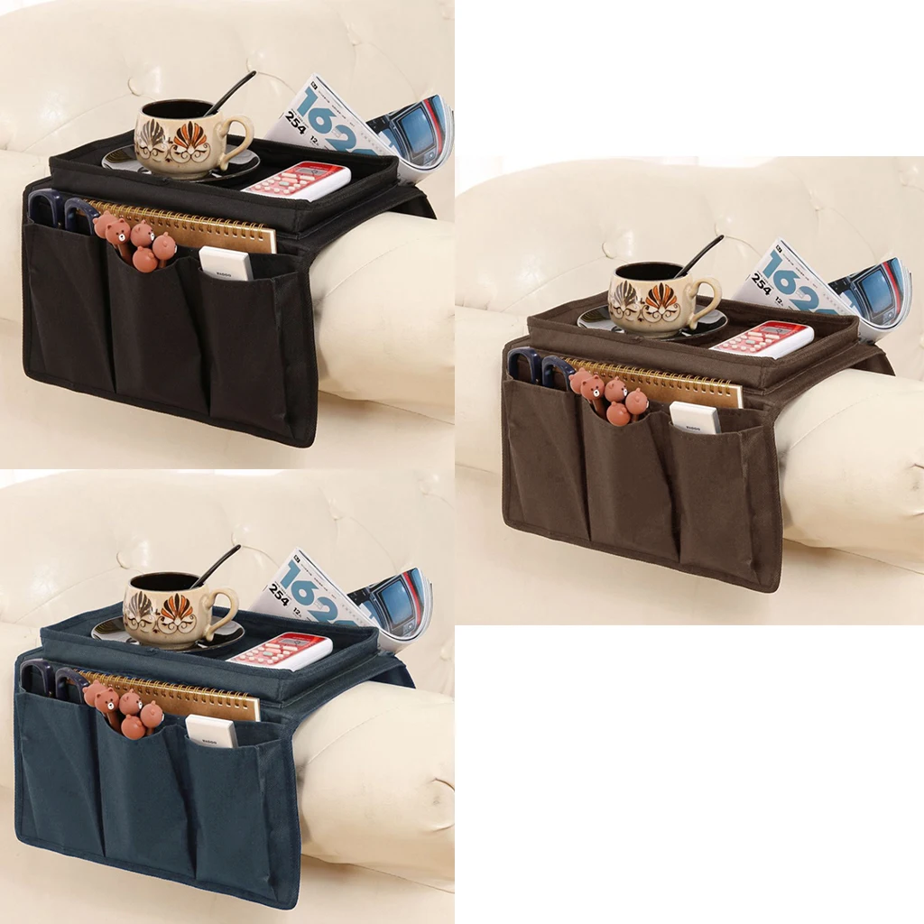 Sofa Couch Armrest Armrest pocket Storage Tray Remote control Cell phone