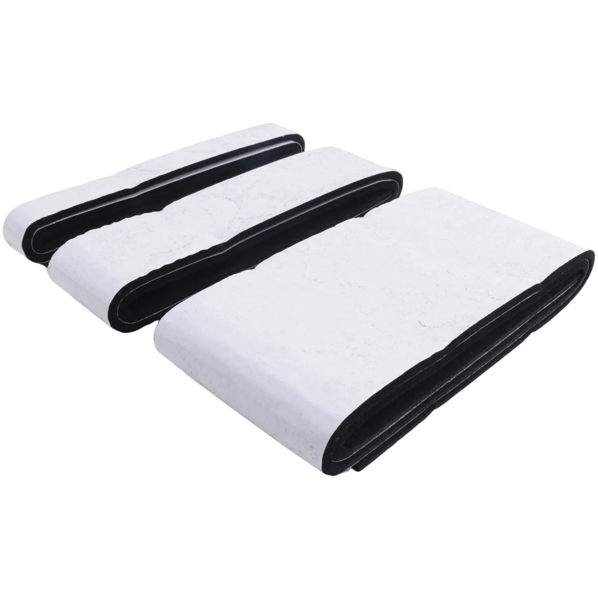 Alianti in feltro autoadesivi ABLJ, 3 rotoli di alianti in feltro (100 x 10 cm + 100 x 5 cm + 100 x 2 cm), 5 mm autoadesivi, per sedie