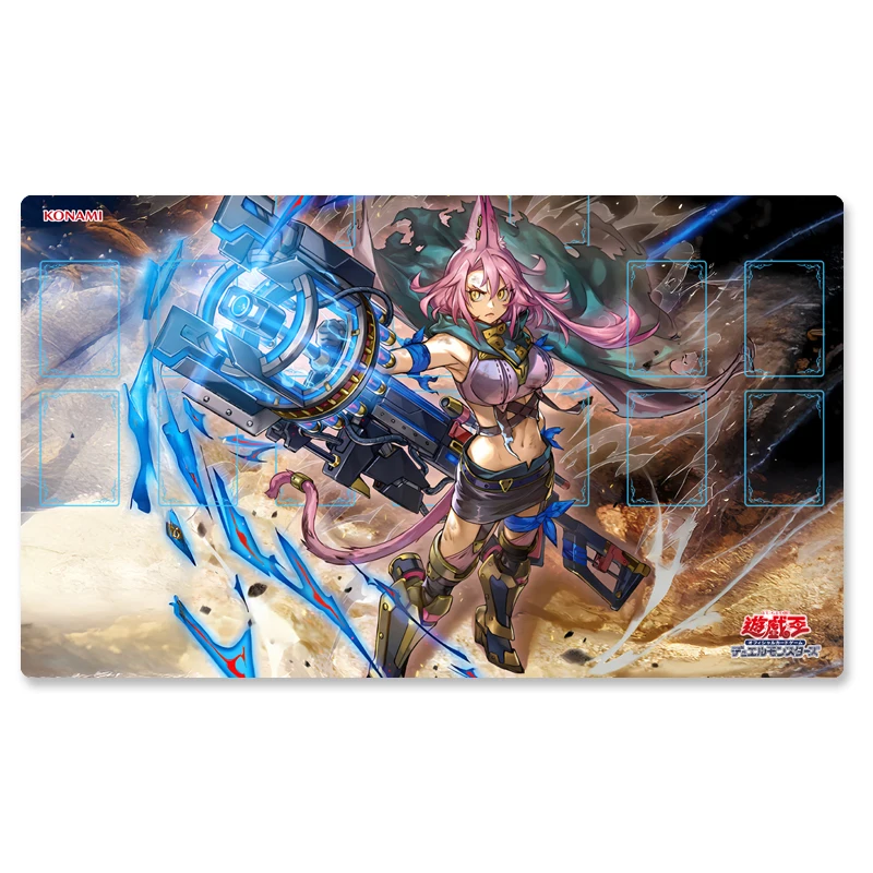 

Yugioh Tri-Brigade Arms Mouser Play Mat Yu-Gi-Oh! TCG OCG Trading Card Games Mat Duel Plate Rubber Card Mat Mouse Pad 60x35CM
