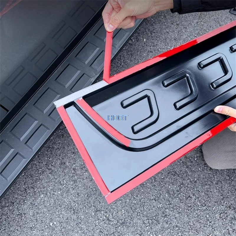 For Chery Jetour T2 Traveler 2023 + Car Styling Side Door Body Trim Cover Skirt Guard Anti Scratch Accessories Exterior Sticker