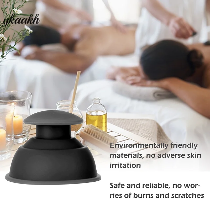 

Vacuum Cans Anti Cellulite Suction Cups Silicone Vacuum Cupping Cup Body Massage