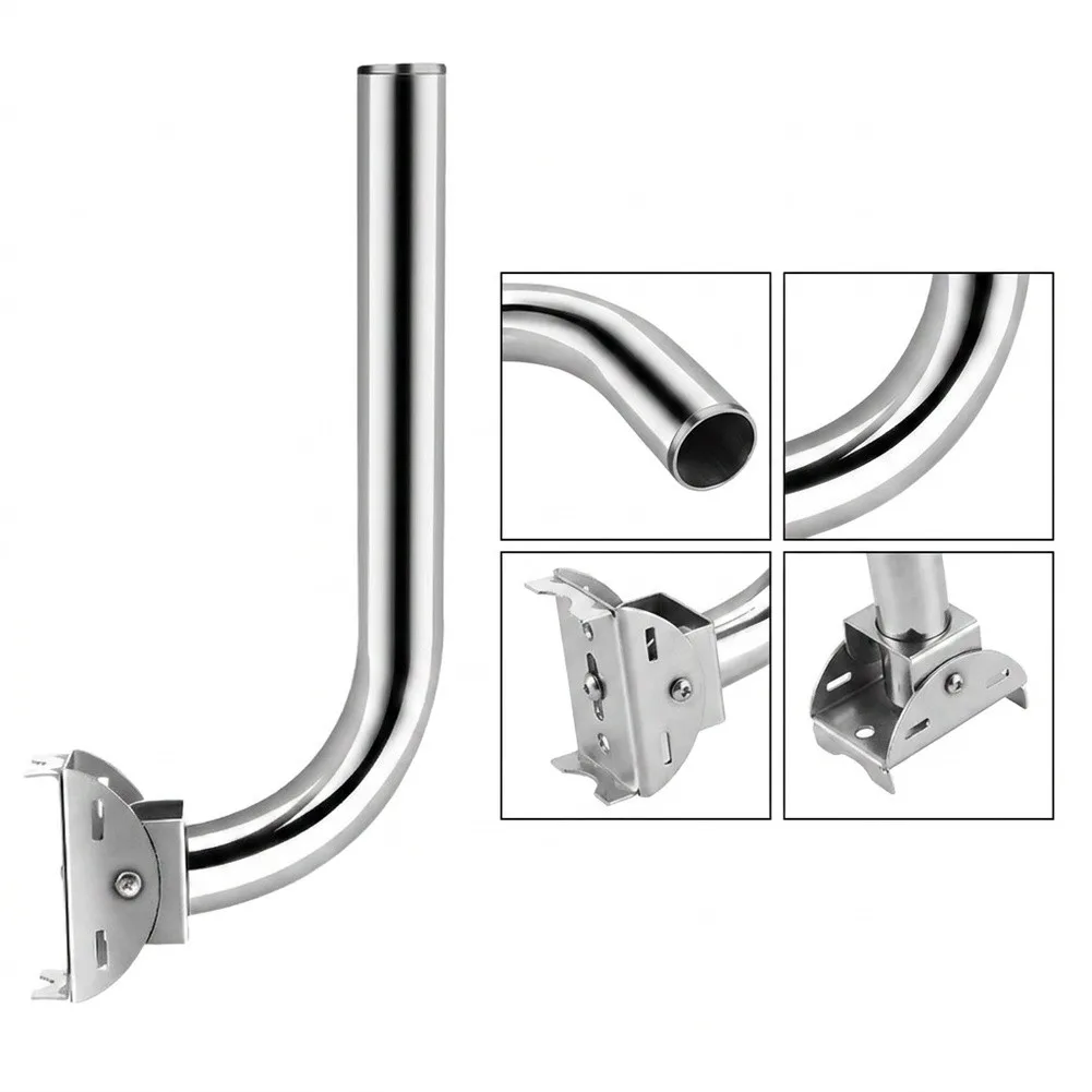 2pcs Adjustable Outdoor Wireless For Antenna Bracket Kit for J-Pole Mounting with Rustproof Galvanized Steel Construction