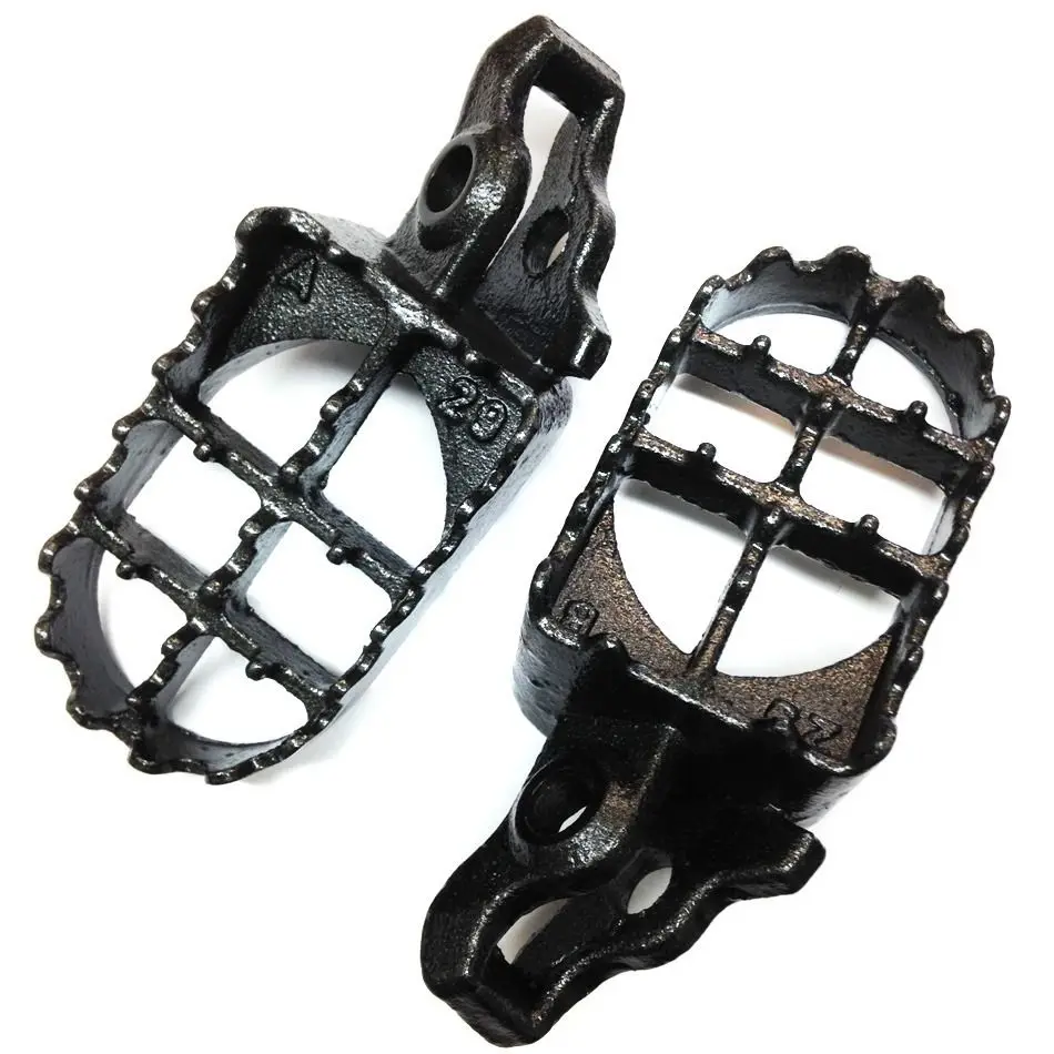 Motocross MX Dirt Bike Racing Foot Pegs footpeg For Honda CR125R 250R CRF450R CRF250R CRF250X 450X Motorcycle parts Black