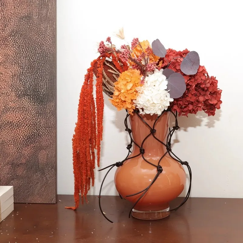 Light Luxury Fashion Ornament Fenton Vase Sales Department Homestay Home Living Room Restaurant Vase