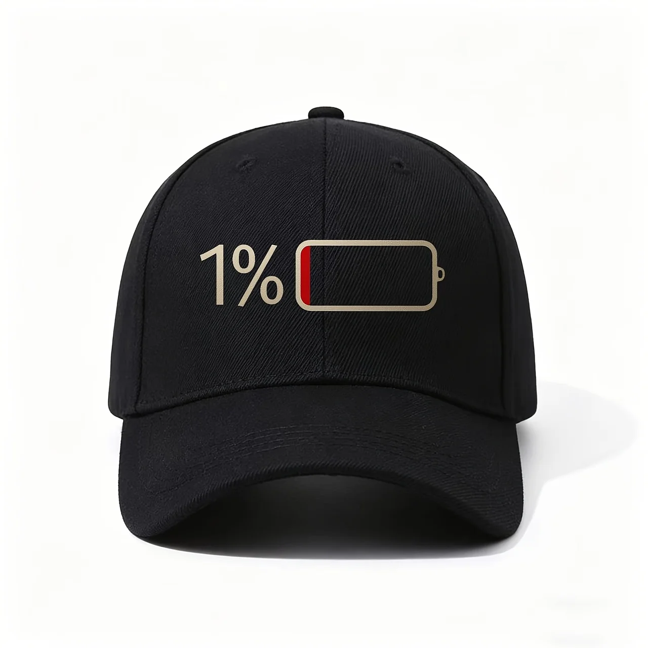 Battery Icon Design, 1% Charge Display, Minimalist Digital Graphic, Suitable for Tech Accessories, Phone Cases, or Gadgets, Mode