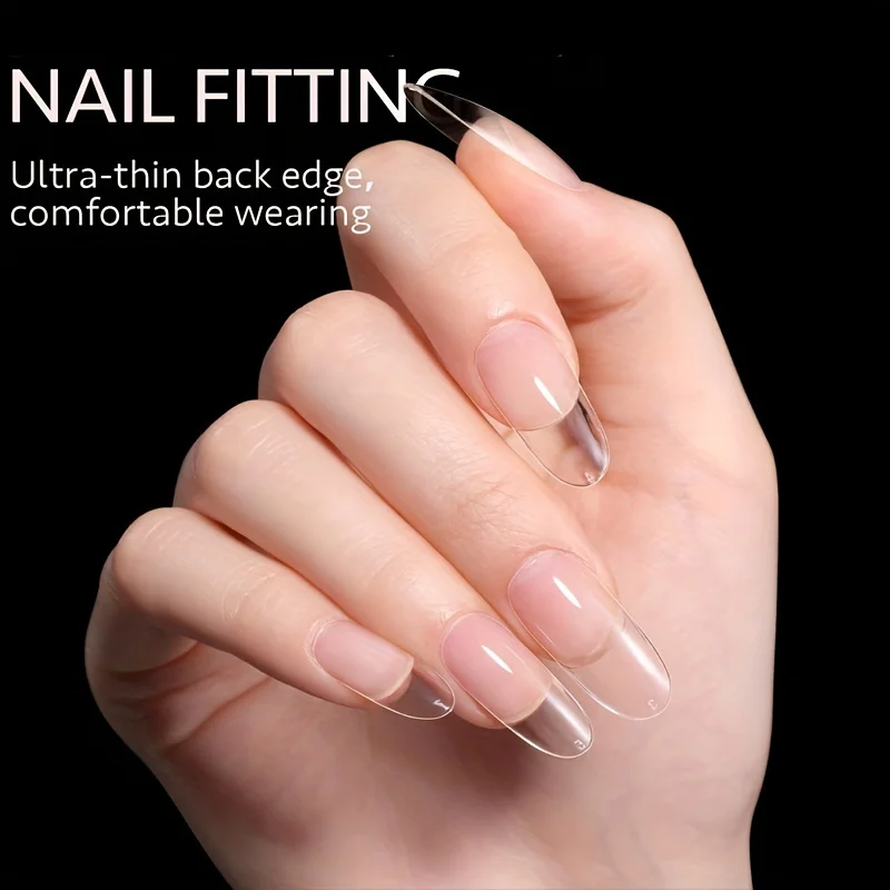 

Full Cover Press On Nail Tips Stiletto Almond Square Coffin French False Fake Soak Off Gel Nail Extension Tips Capsule 120Pcs