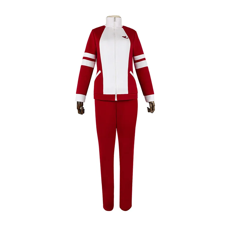 

Anime Uma Musume Pretty Derby Cosplay Costume Silence Suzuka Special Week School Uniforms Red Sportswear Halloween Tracksuit Set