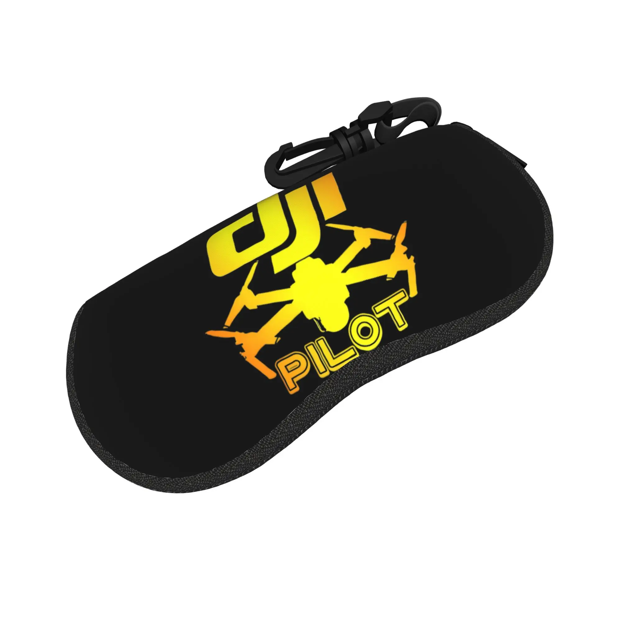 D-djis Drone Pilot Logo Glasses Case  Outdoor Sunglasses Pouch For Male Female Fashion Eyewear Accessory Zip Glasses Box
