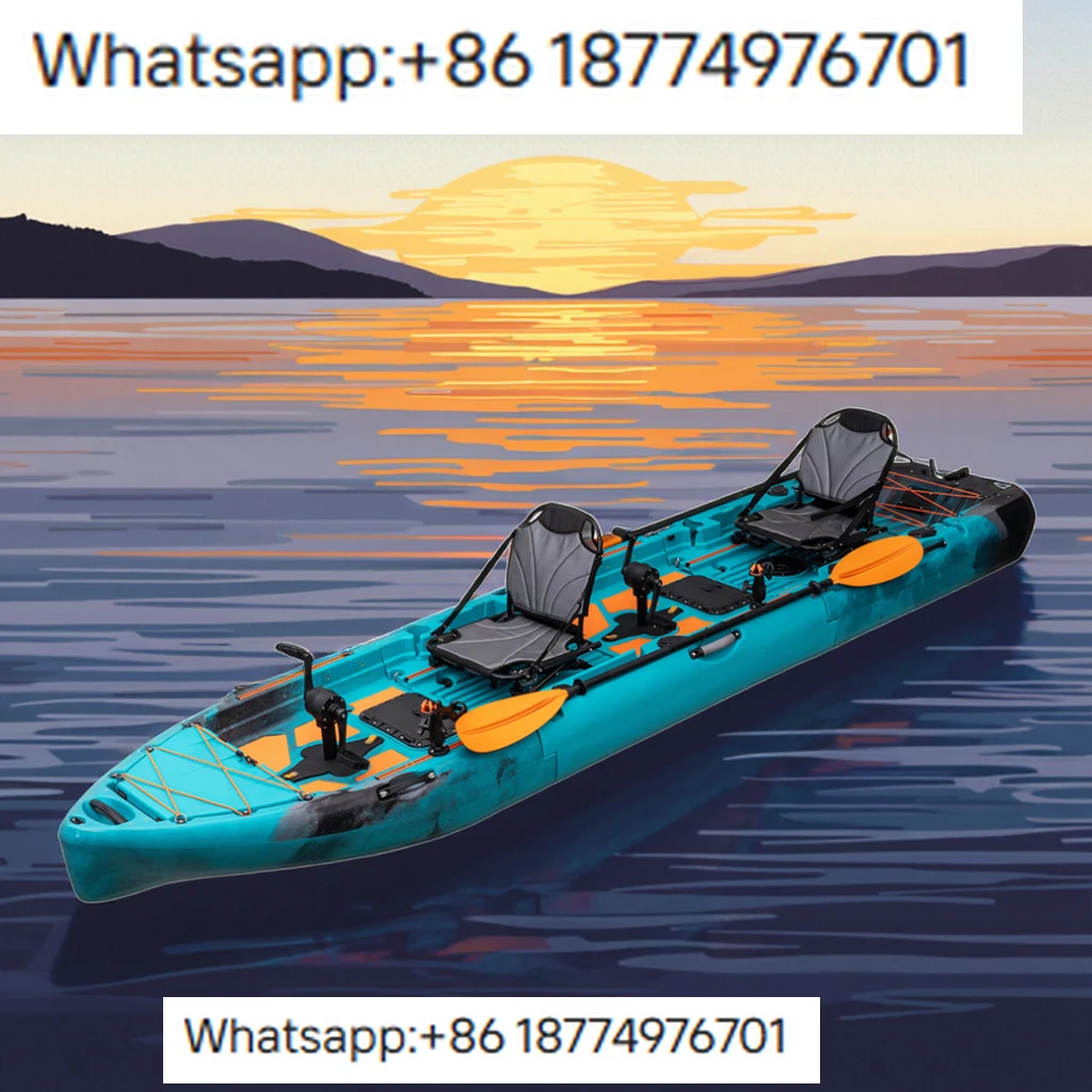 Outdoors 2025 2-3 Piece Plastic Detachable Modular Oars Paddle Chair Foot Pedal Boat Canoe Ka Fishing Gear Surfing