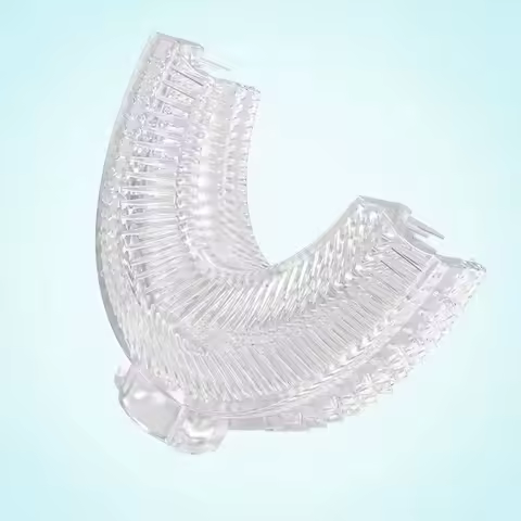 Electric Toothbrush Replacement Heads for U Shape Sonic Electric Toothbrush 360Degrees Silicone Tooth Brush Kids Children Adults