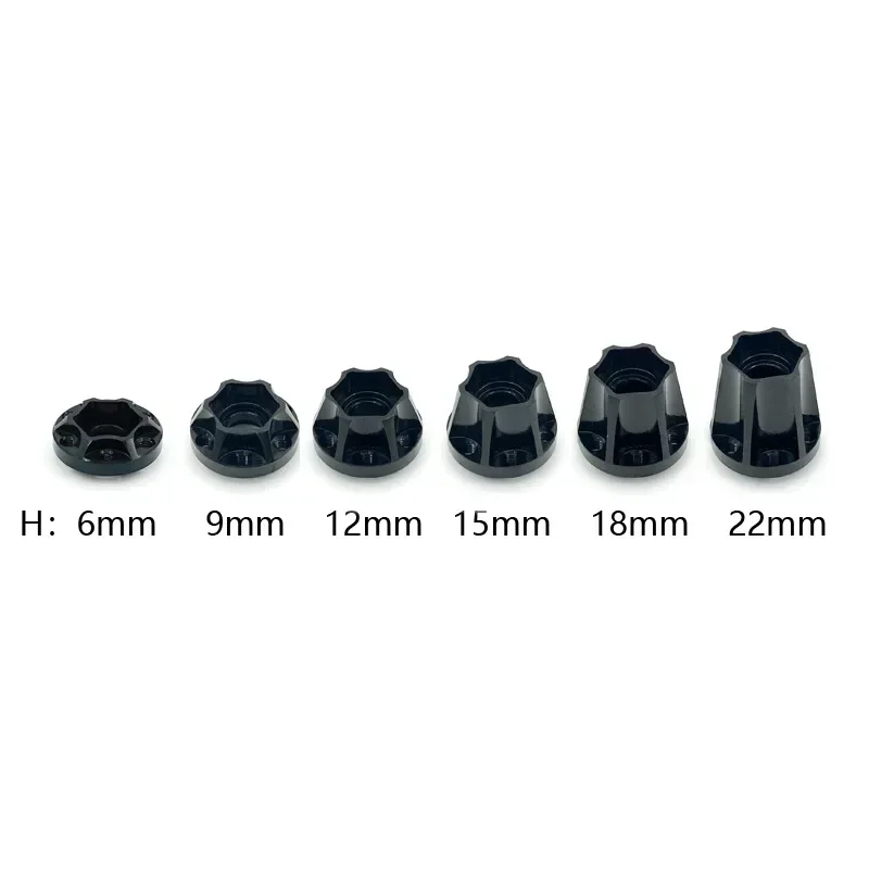 Aluminum 12mm Wheel Hex Hub for 1/10 RC Crawler 1.9 2.2 Wheel Rim Axial SCX10 Traxxas TRX4 D90 RC Car Upgrade Parts Accessories view 3