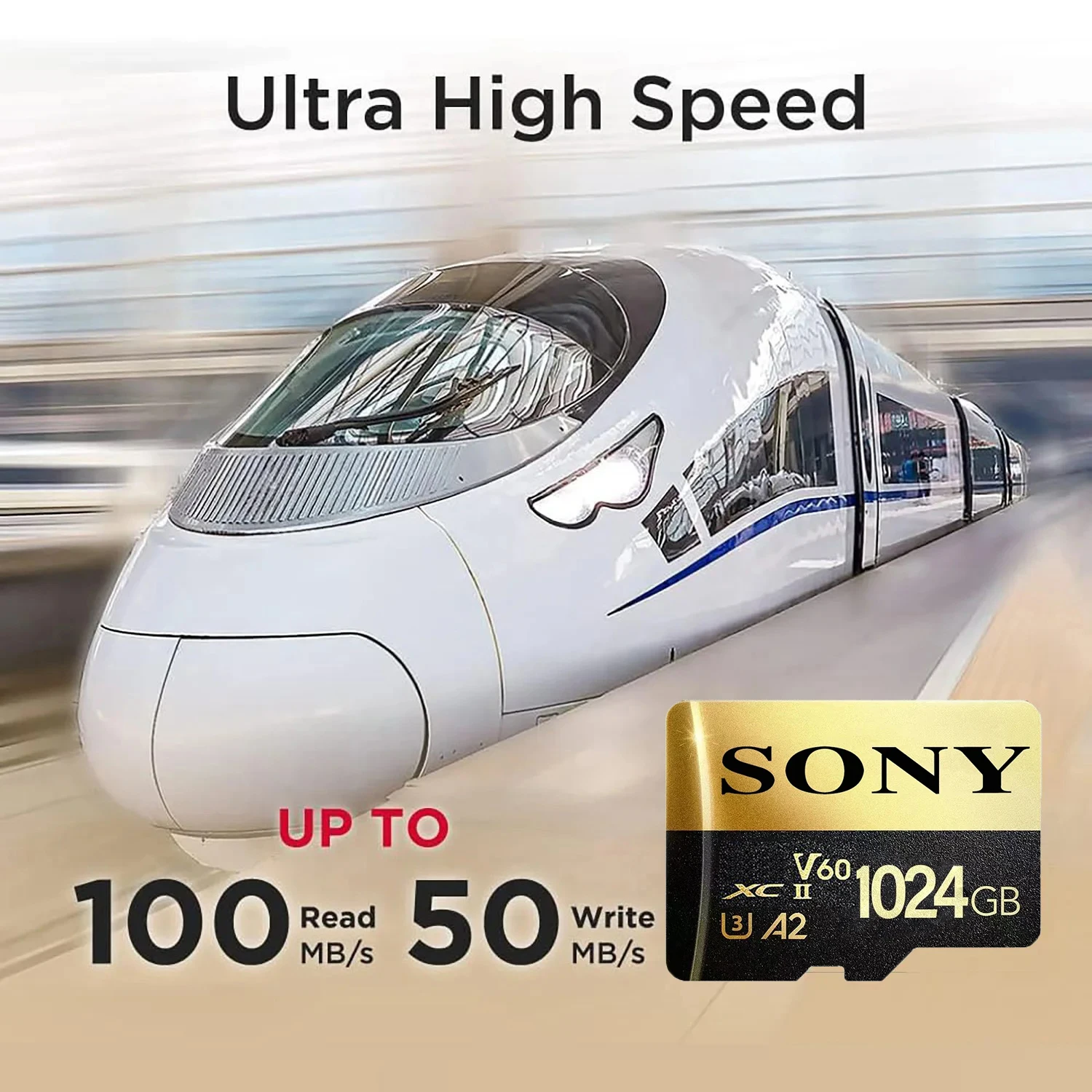 سوني الترا مايكرو Tf SD 128GB 256GB 512GB 1 تيرا بايت مايكرو Tf SD بطاقة SD/TF بطاقة فلاش بطاقة الذاكرة MiniSD للهاتف