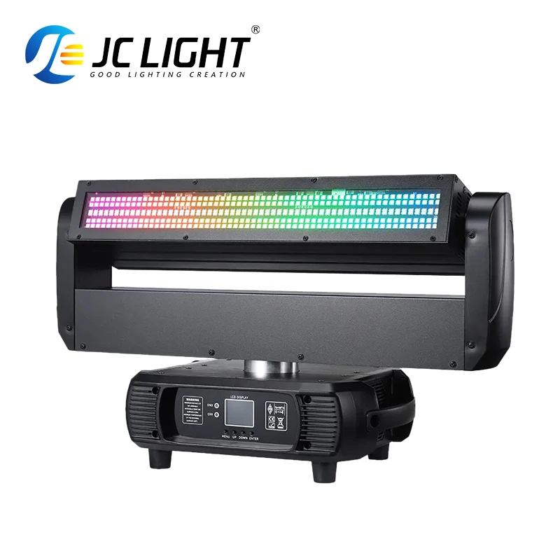 6x60w Double-Sided Beam+Strobe Moving Head Light RGBW 2in1 Party DJ Lighting DMX 512 Sound Activated  for KTV Disco Party