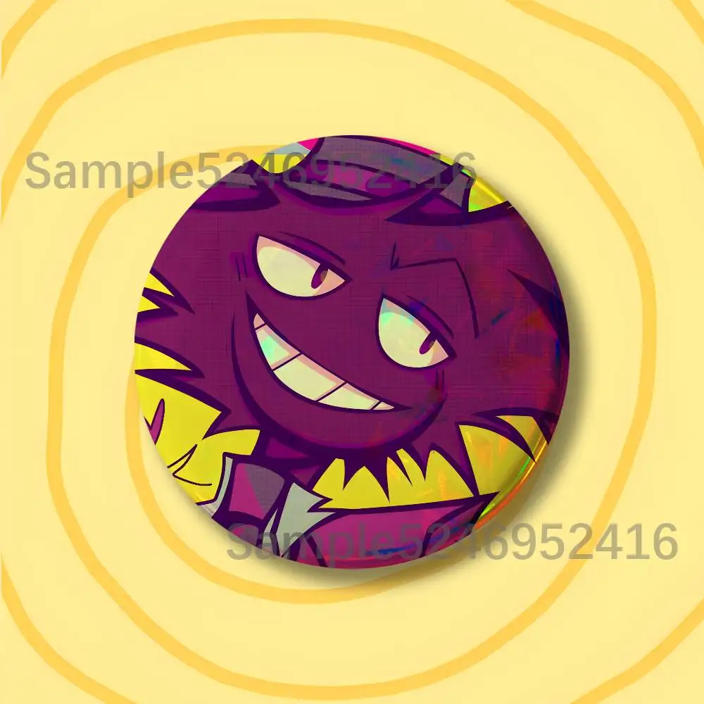 M-Mr Trance Memes Round Button Pins Badge Creative Brooches Backpack Clothes Decoration Fashion