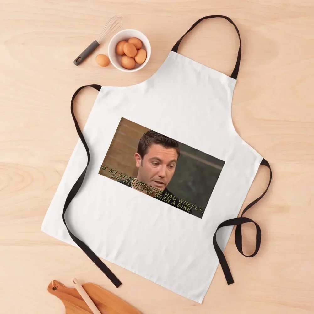 

If my grandmother had wheels, she would've been a bike Gino D'Acampo Apron Professional Barber kitchen gadgets For Man Apron