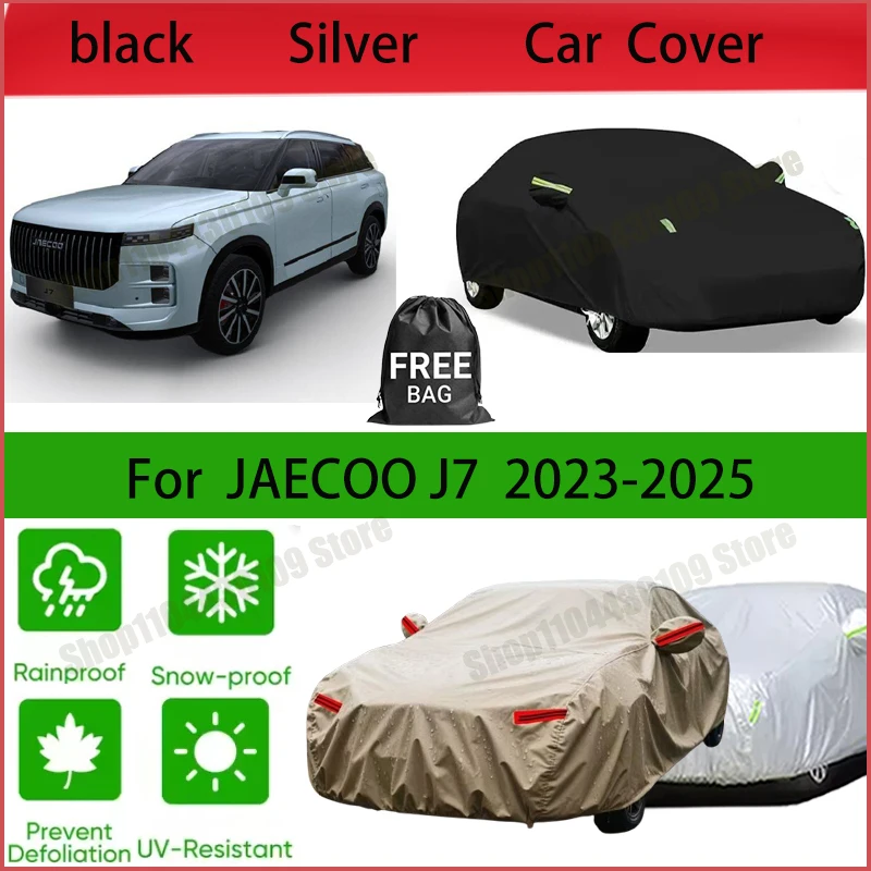 

For Chery JAECOO J7 2023-2025 Car Cover Sunshade UV-Protection Auto Cover Case Waterproof Dust-proof All Weather Outdoor