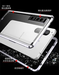 For Sony Xperia1 V IV Glass Phone case,New 360° Full Protection Magnetic Adsorption For Sony Xperia 10 V IV phone sleeve cover