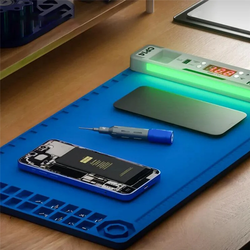 MECHANIC CP14 LCD Screen Separator Phone Pre-Heating Remove Pad With Dust Light For Phone Repair 14Inch Platform US Plug