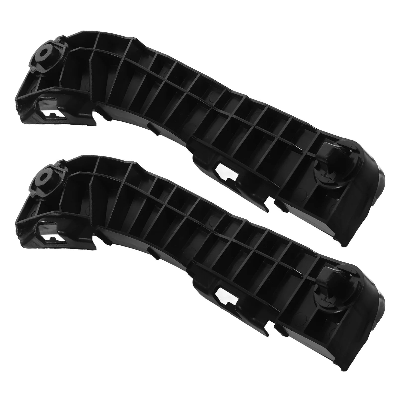 

2Pcs Front Bumper Bracket Durable PP Material Compatible 52536-06020 Efficient Collision Protection Driver Passenger Side Bumper