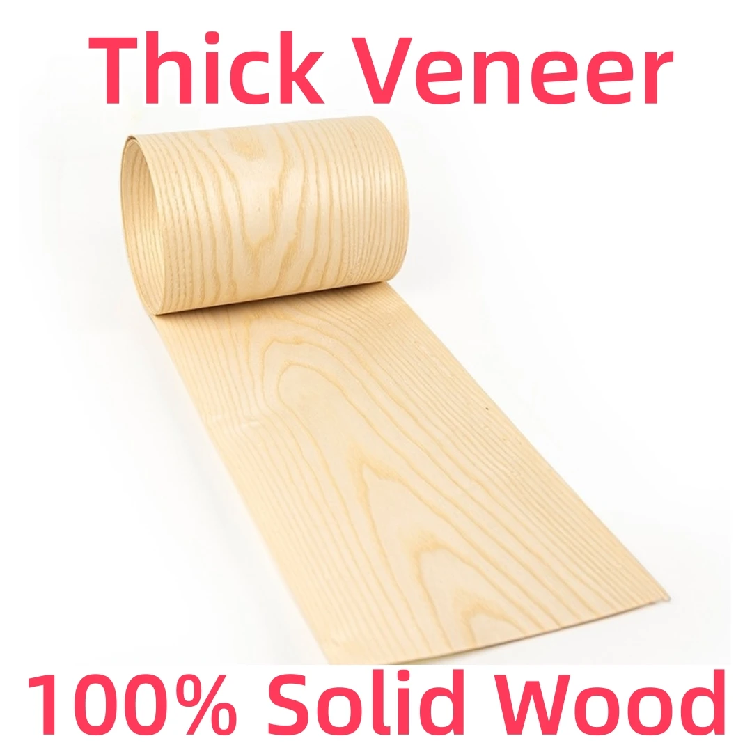 

Thick Cut Natural Ash Grain Wood Veneer for Furniture Woodworking DIY Crafting – Textured Surface Patterns for Handmade Proj