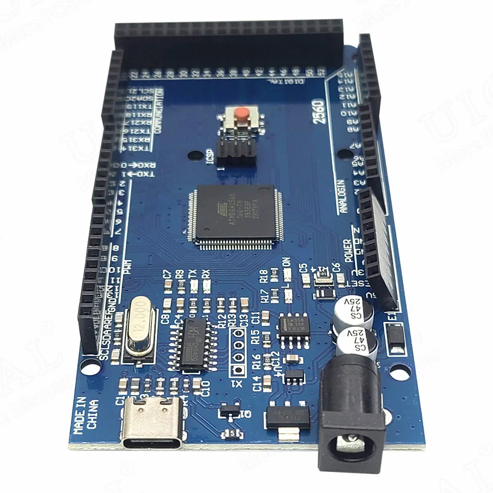 لوحة تطوير MEGA2560 R3 MCU مع كابل CH340G ATMEGA2560-16AU لوحدة Arduino نسخة محسنة