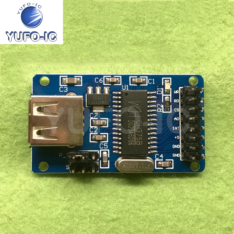 Free Ship 1PCS Ch375 Ch375b U Disk Module USB Module USB Interface Communication 51/U Disk Read/Write