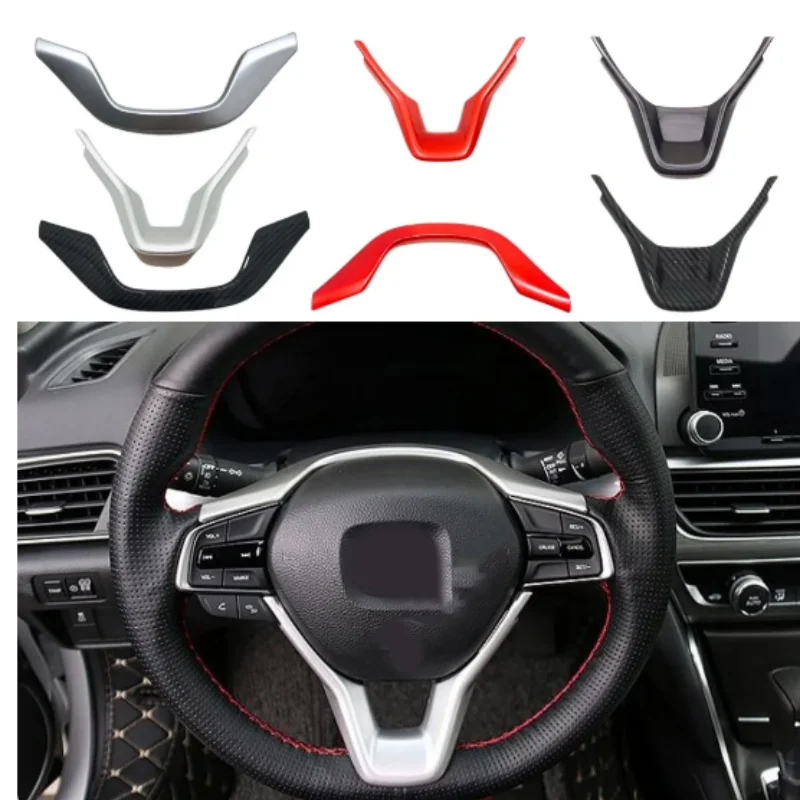 

3d sticker Car Inside Inner Steering Wheel Interior Kit Switch Trim Lamp Frame For Honda Accord 10th 2018 2019 2020 2021 2022