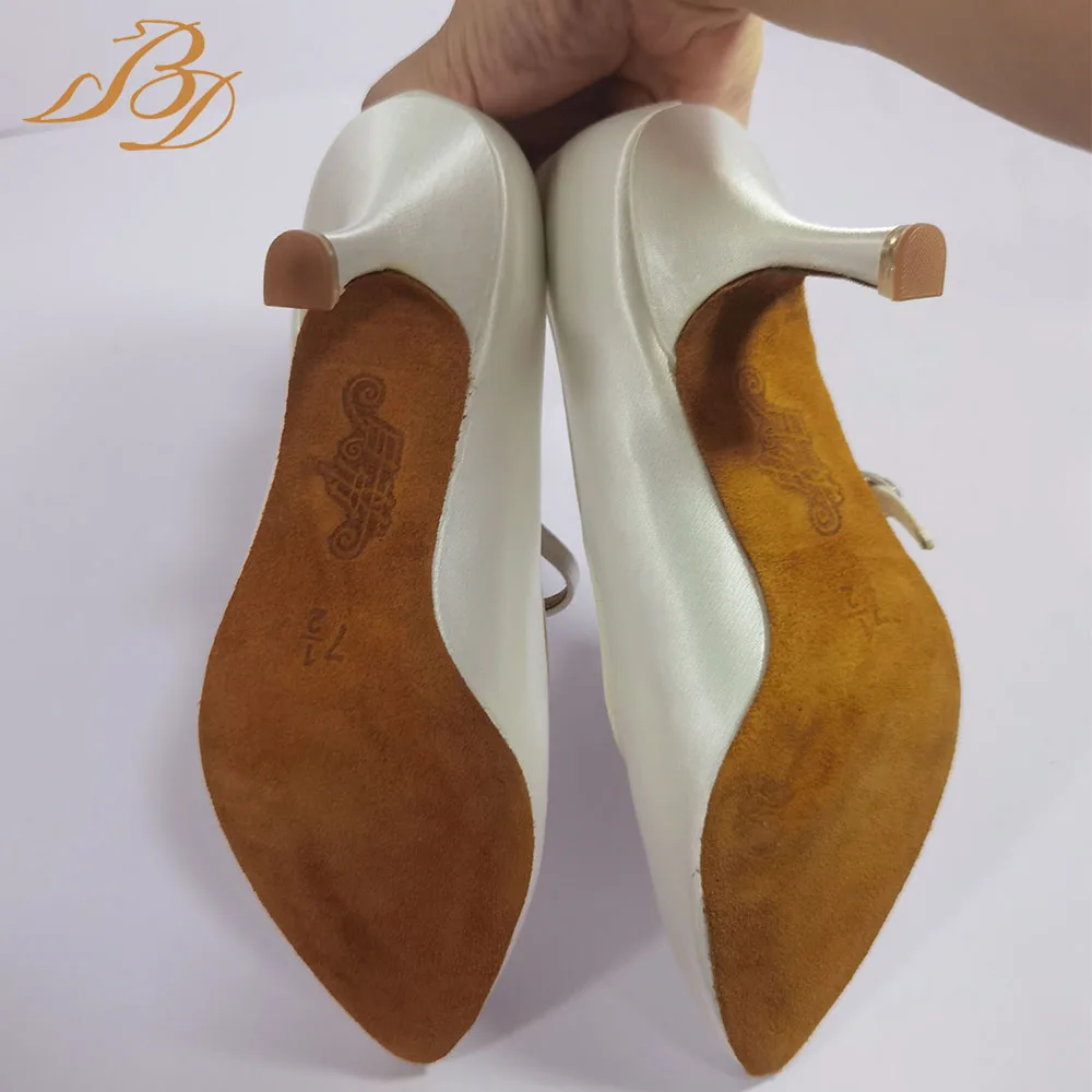 BD Dance Scarpe da sera classiche Donna Allenamento di danza moderna per ragazze Scarpe da ginnastica eleganti con tacchi alti Tango Valzer Scarpe da ballo137