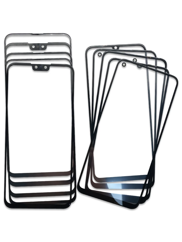 LCD Front Touch Screen Glass Outer Lens With OCA Film For Huawei P30 P40 Lite E Y6P Y7A Y7P Y8P Y8S Y9 2019 With OCA Screen