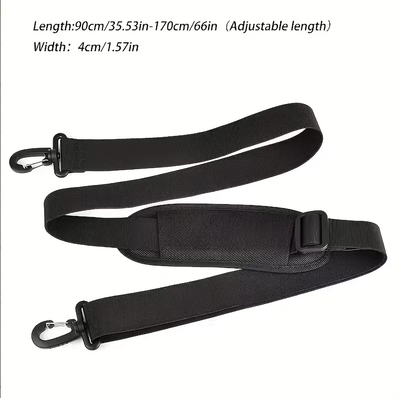 1PC Adjustable Durable Replacement Shoulder Strap Hook and Loop Closure Universal Shoulder Belt for Laptop Bag Luggage Sports Ba