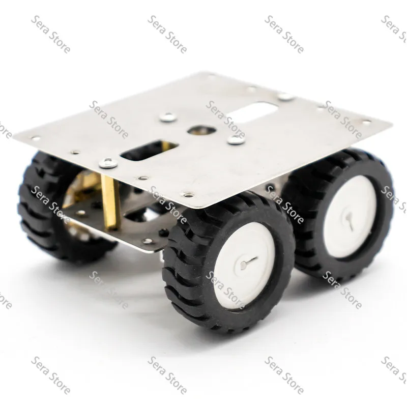 Stainless Steel N20 Smart Car Chassis | Metal Frame Miniature Robot Platform
