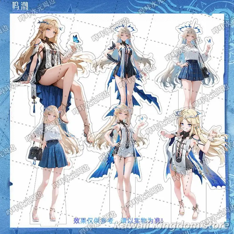 Juego Wuthering Waves Cartethyia Anime acrílico soporte modelo placa decoración de escritorio señal de pie mascota estudiante accesorio Fans regalo