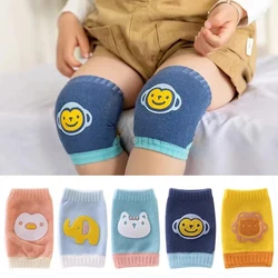 Genouillères dessin animé pour bébé, accessoires pour ramper, coussin de protection pour bébé en bas âge, genouillère pour filles et garçons, 1 paire