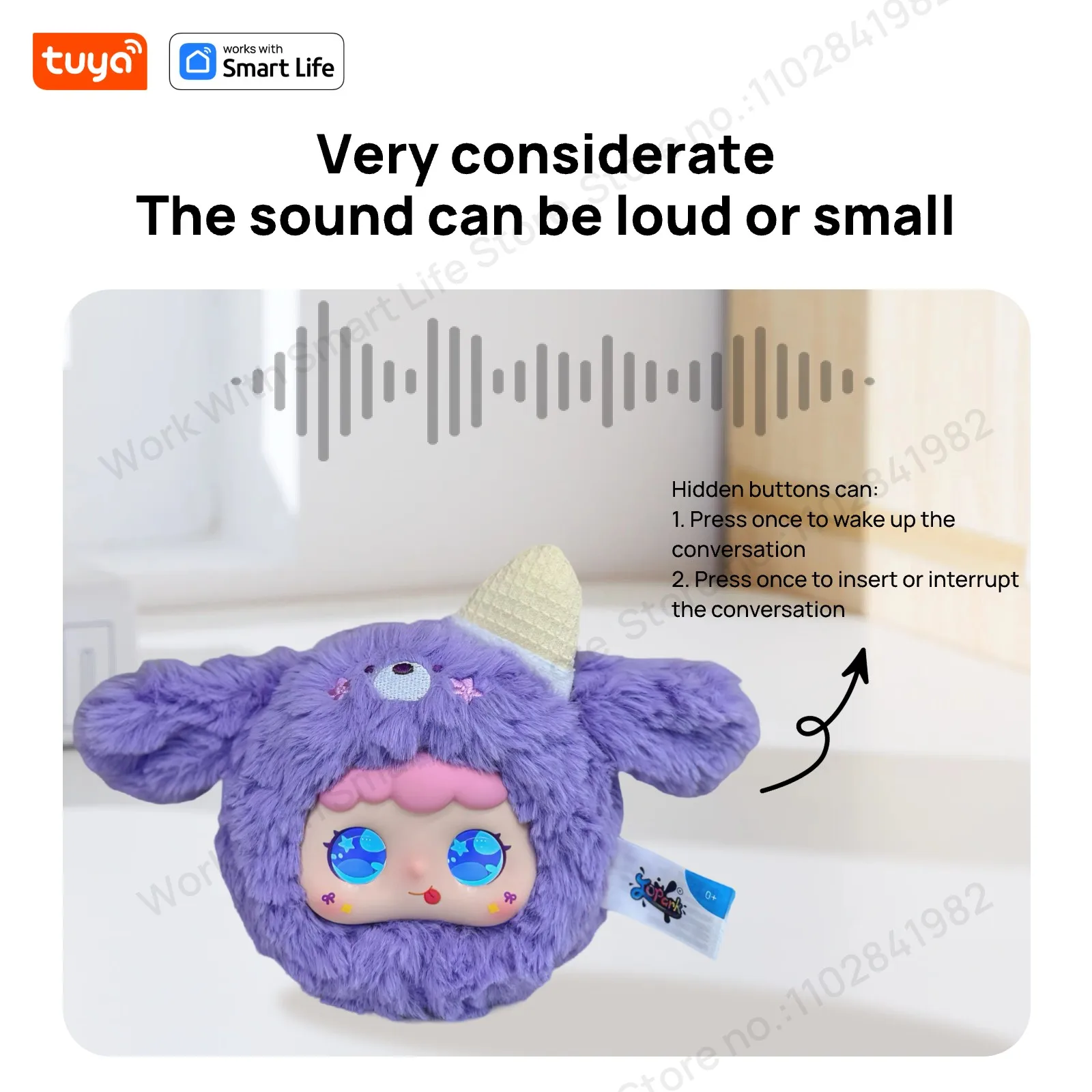 Lavender-Cute AI Robot Pet Companion|Touch Interactive Smart Toy W/Tuya APP | Voice & Emotion Recognition|#1Gift Choice All Ages