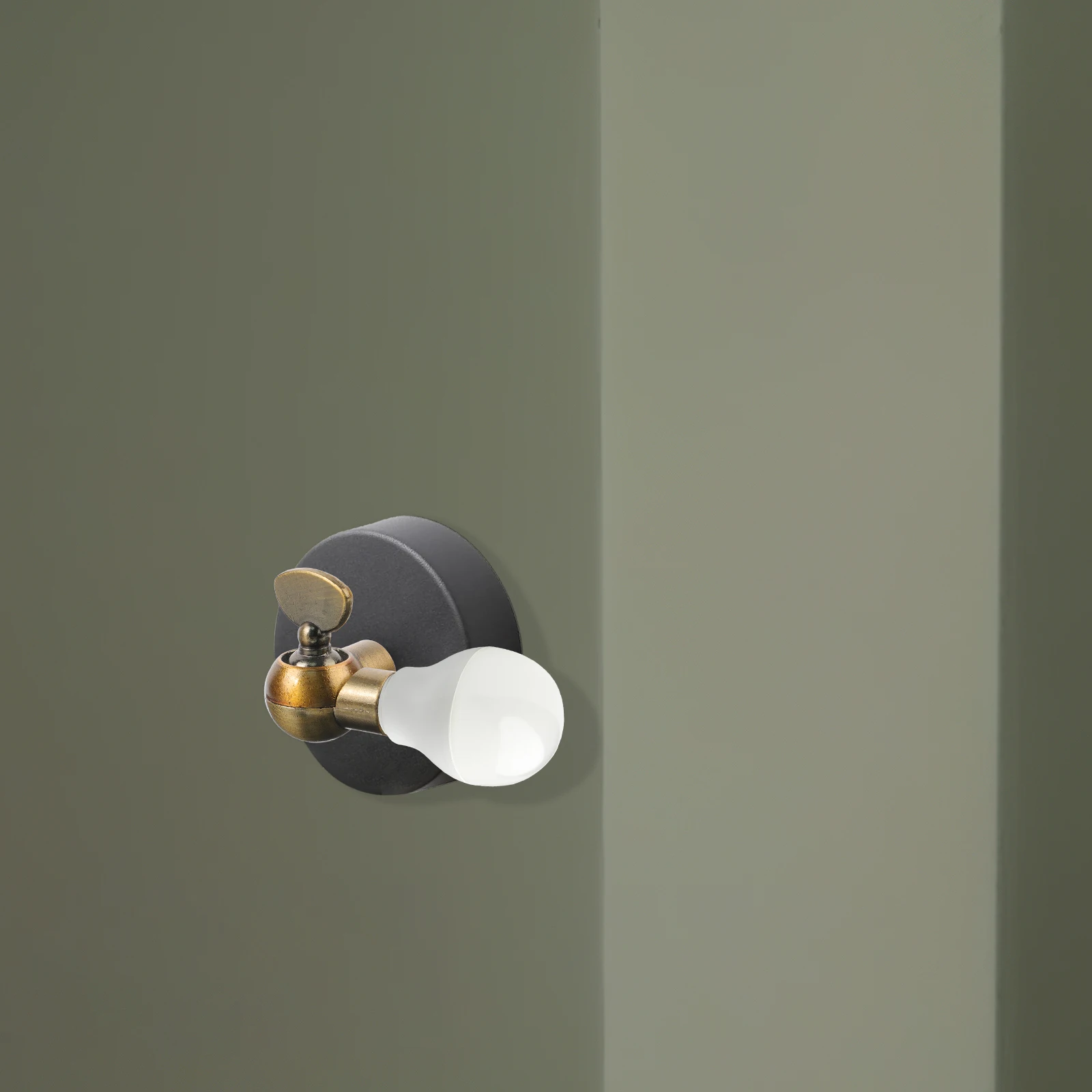 الشمعدان الذراع محول سبائك الزنك للتدوير موصل ل الجدار مصباح الإضاءة اتجاه تعديل الشمعدان الكرة رئيس مصباح الذراع #2