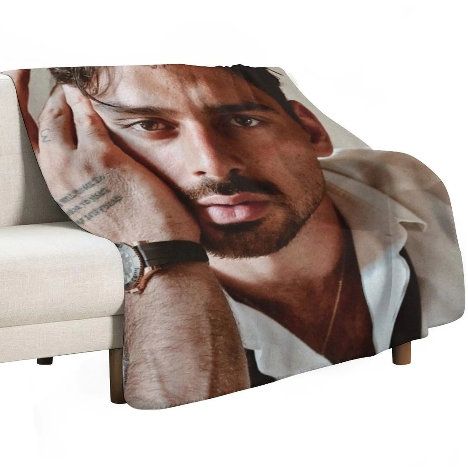 

michele morrone Throw Blanket Flannels cosplay anime Plush Blankets