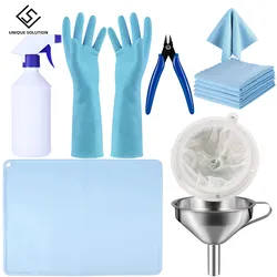 Cleaning Kit Funnel Filter Cup Metal UV Curing For LCD UV Curing Photon Cleaning Shovel Accessories For Resin 3D Printing