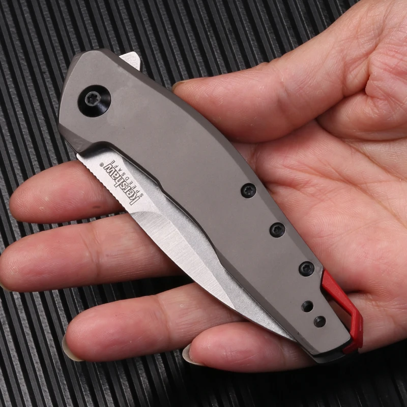 KS1415 Camping Wilderness Survival Combat 8cr13MOV Portable Folding Pocket Knife