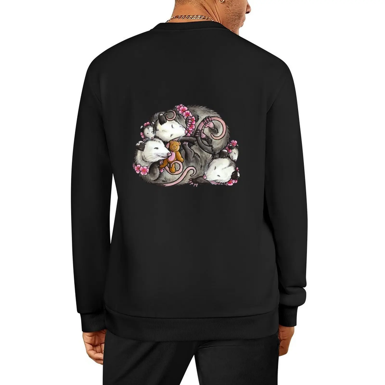 

Sleeping Opossums Pullover men's clothing korean clothes tracksuit men clothes new sweatshirts