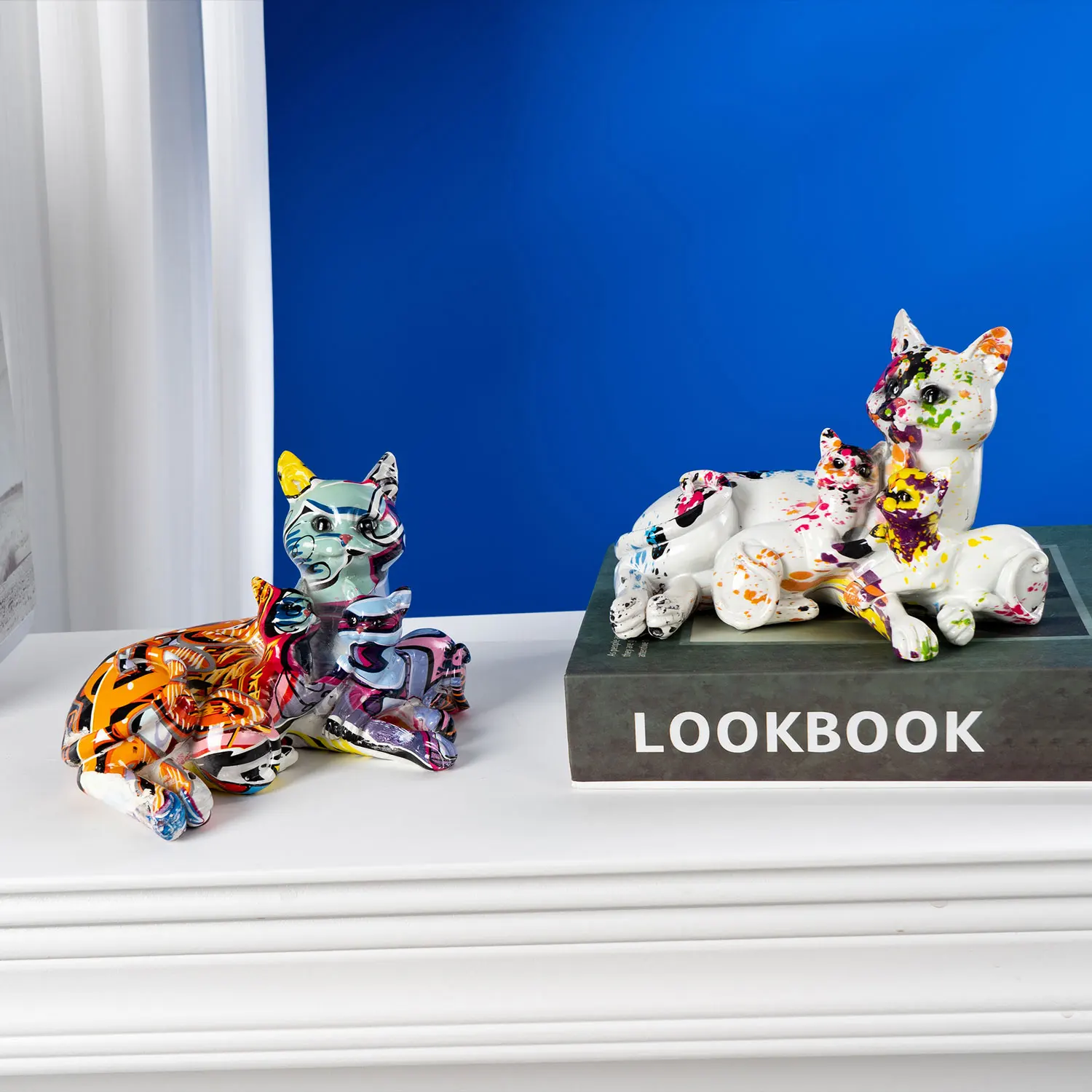 Deco Chat Ce statuette de chat graffiti est-elle vraiment un excellent choix pour décorer votre intérieur